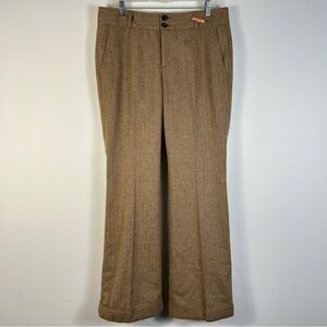 Banana Republic Tan Wool Blend Trousers 12
